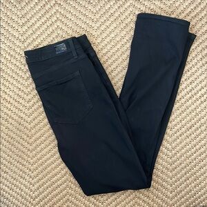 Paige - Hoxton Straight Slim Skinny Jeans - Black - 30 x 30